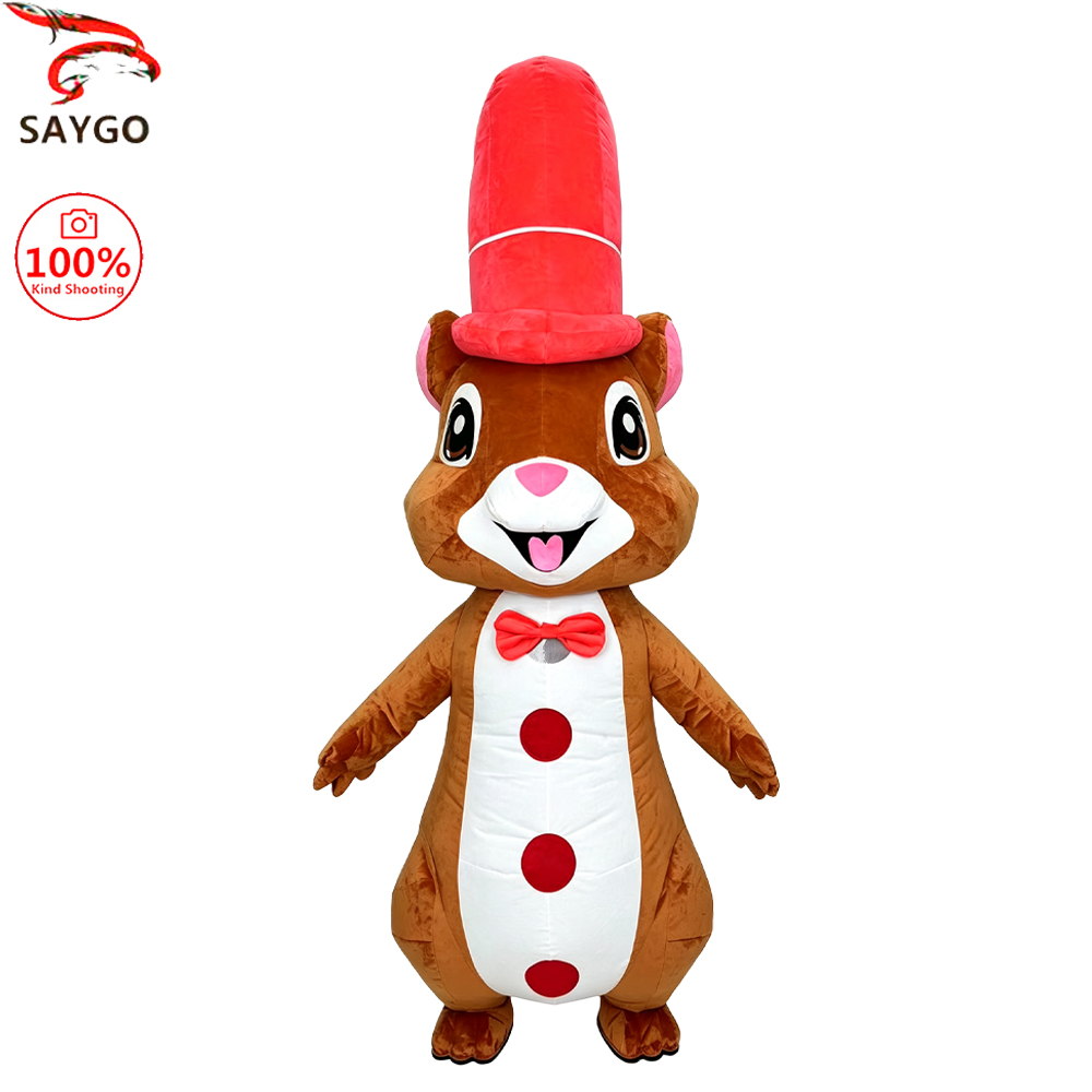 SAYGO Roter Eichhörnchen-Aufbl – Event & Party Supply Bewertung und Preis