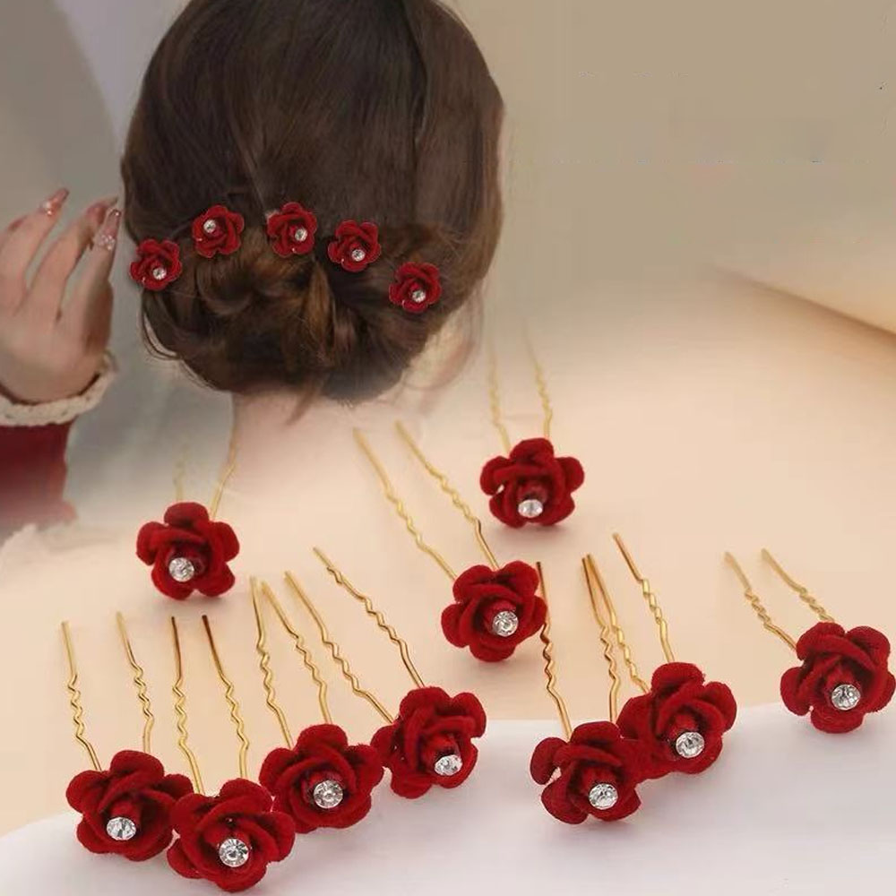 10 Stücke Rose Haarschmuck Hoc – Event Suppliers Bewertung und Preis