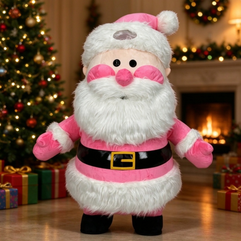 Rosa Weihnachtsmann Aufblasbar – Event & Party Supply Bewertung und Preis
