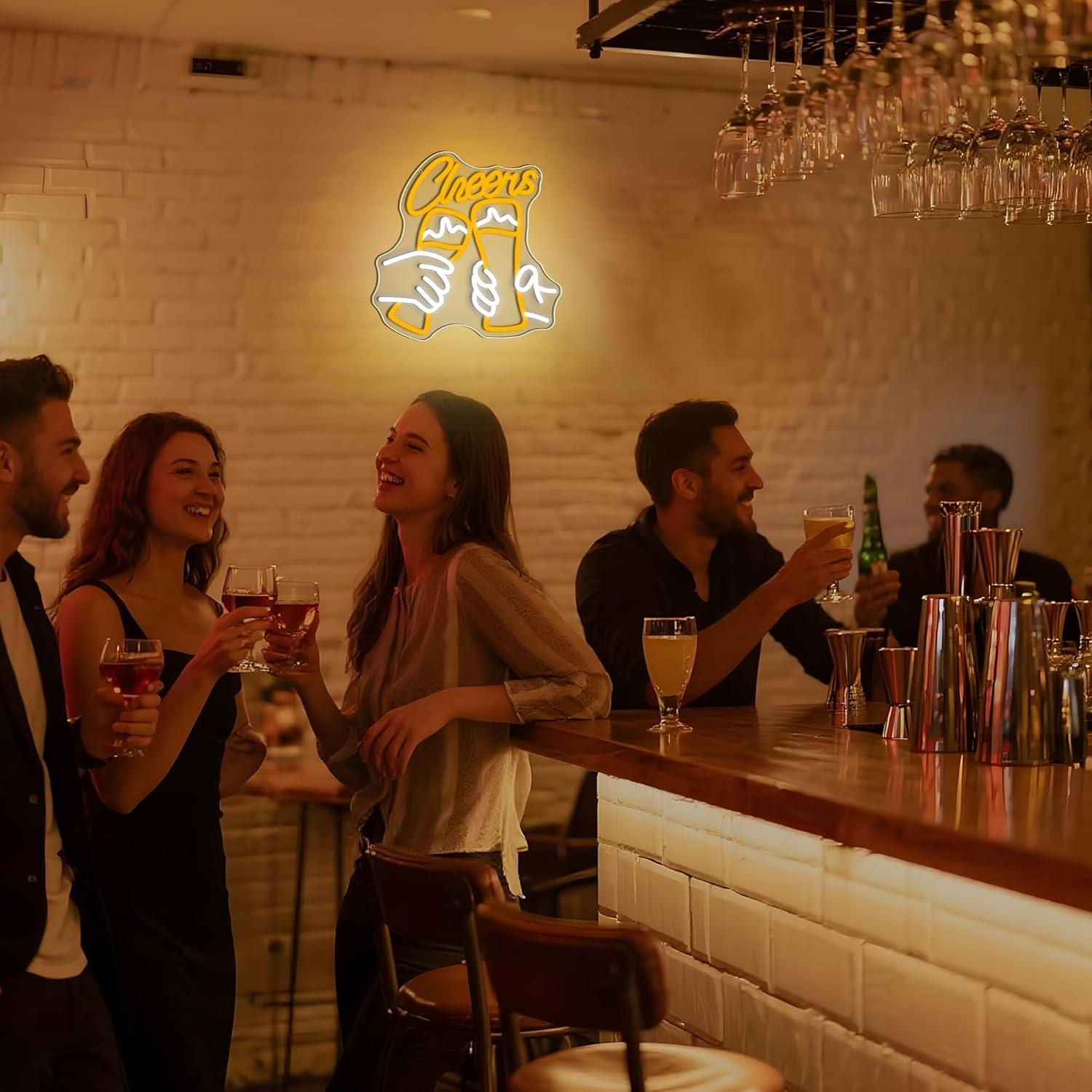 Cheers Cocktail Neon-Schild US – Neon Sign Party Bewertung und Preis