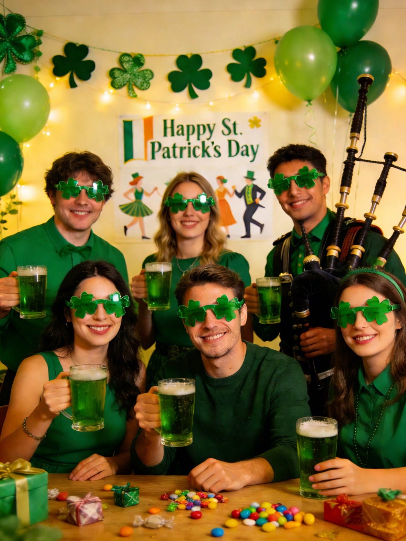12/6/1 Paar St. Patrick's Day  – Event & Party Supply Bewertung und Preis